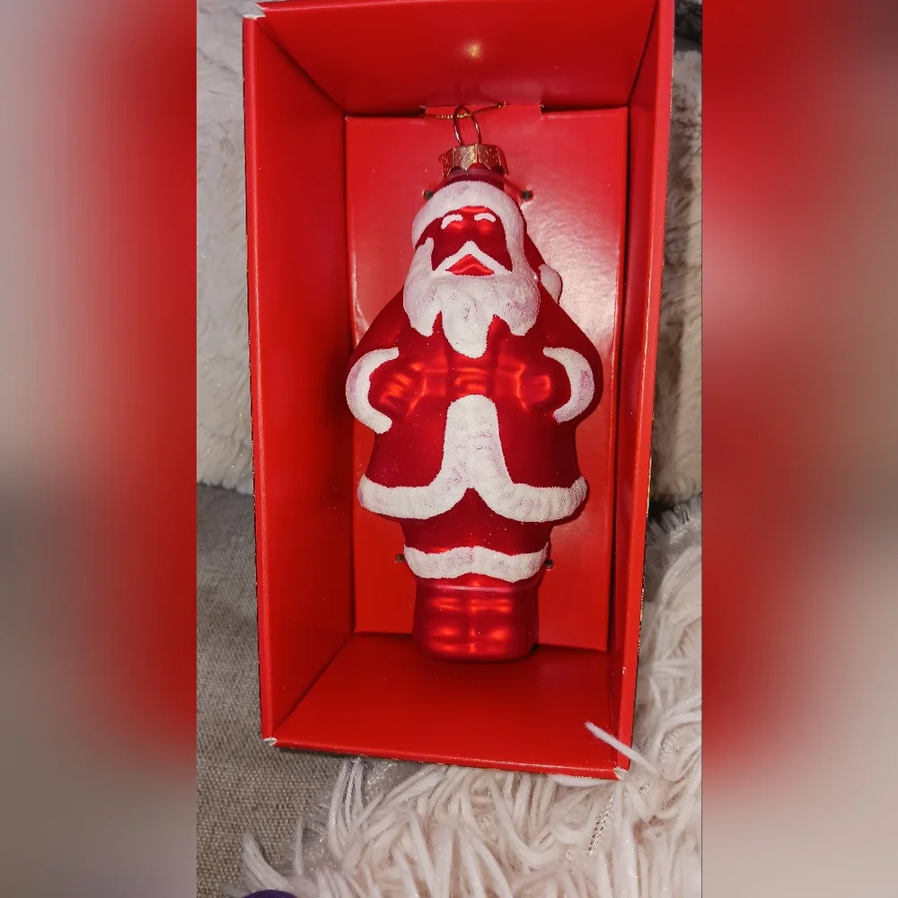 Target X John Derian Santa Ornament. New!